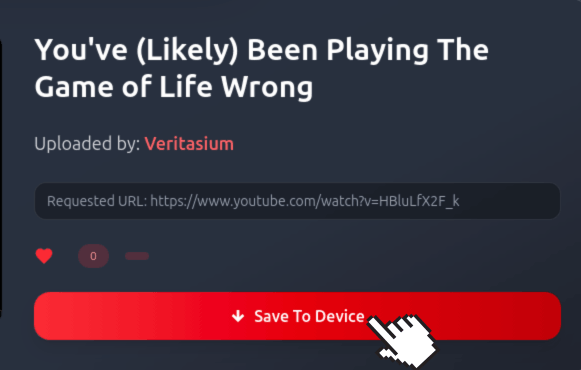 Save to device preview